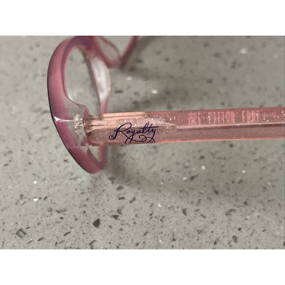 Disney Kids Eyeglasses Frames ONLY 3E 1443 Purple Pink Glitter Sparkle 48-13-130 - Picture 4 of 12